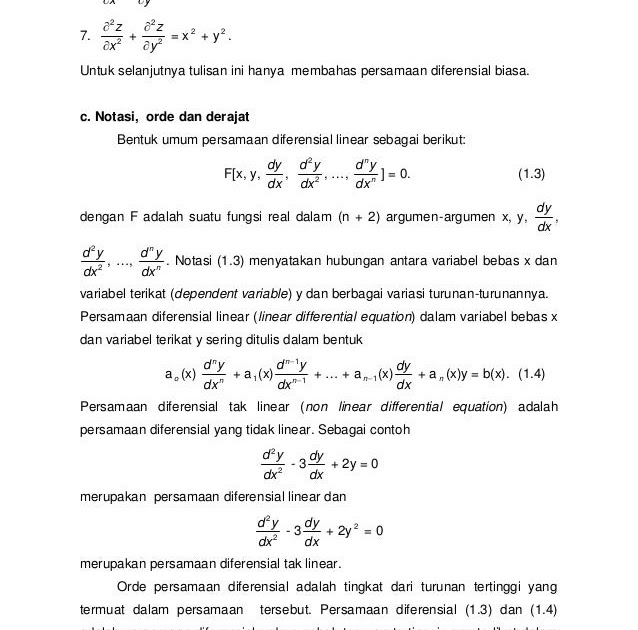 20+ Contoh Soal Dan Penyelesaian Persamaan Diferensial
