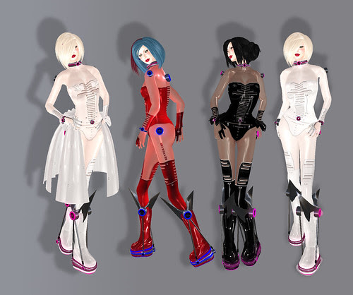 Ezura latex outfits