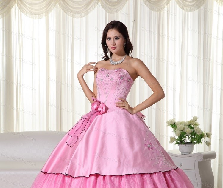 35+ Newest Dress Pink Quinceanera Dresses With Roses