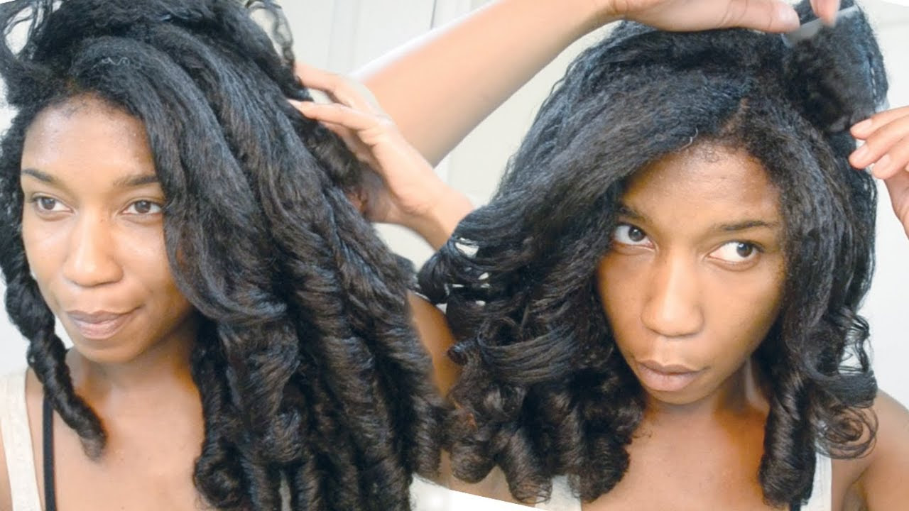 Curly Hairstyle Without Heat Pemudi D