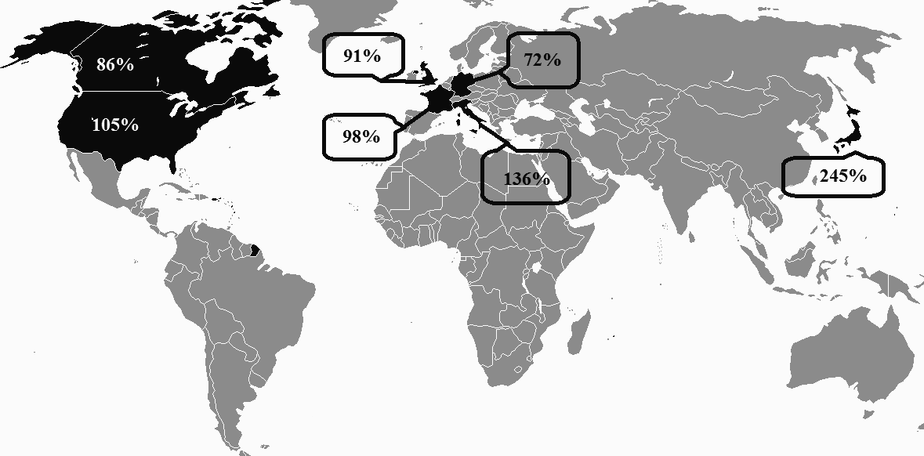 Сколько членов в мире. Карта Мировых долгов. МВФ государства на карте.