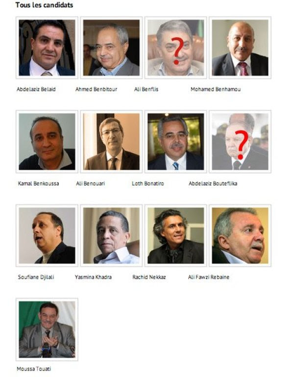 Le journal de BORIS VICTOR Élection présidentielle en Algérie une