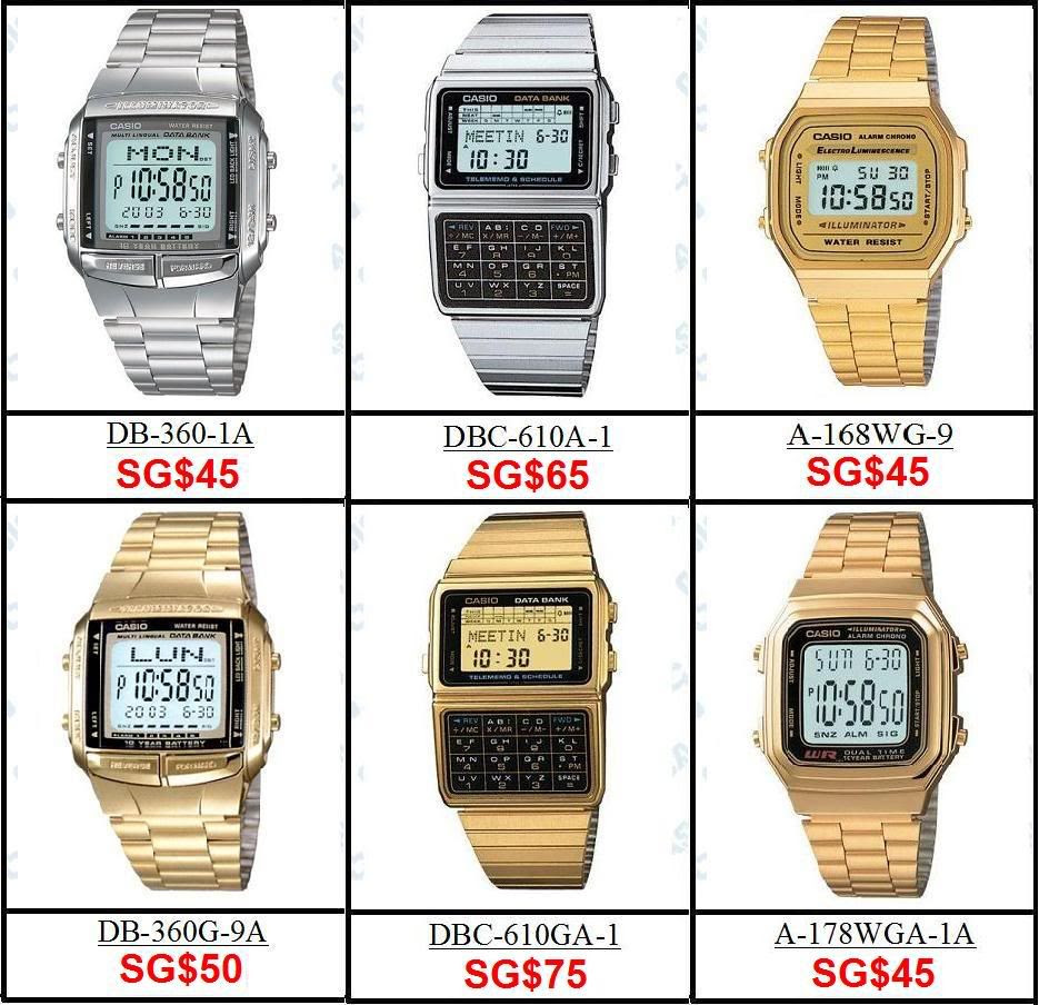 casio vintage watch original vs fake