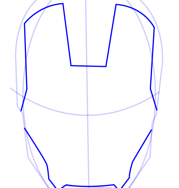 Iron Man Helmet Coloring Page - Make Wonderful World With Coloring