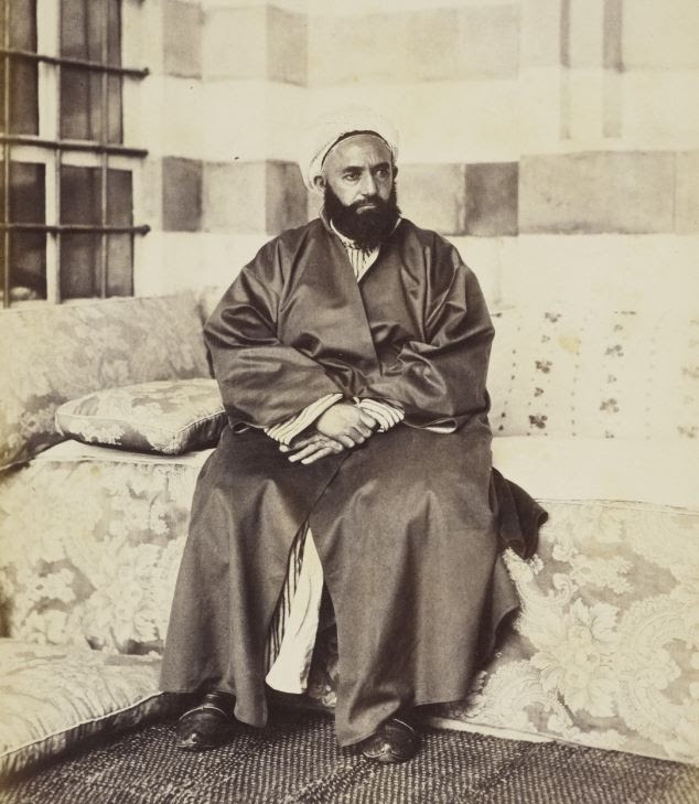 Abd al-Qadir, an Algerian Islamic scholar, Sufi, political and military leader who led a struggle against the French colonial invasion in the mid-19th century