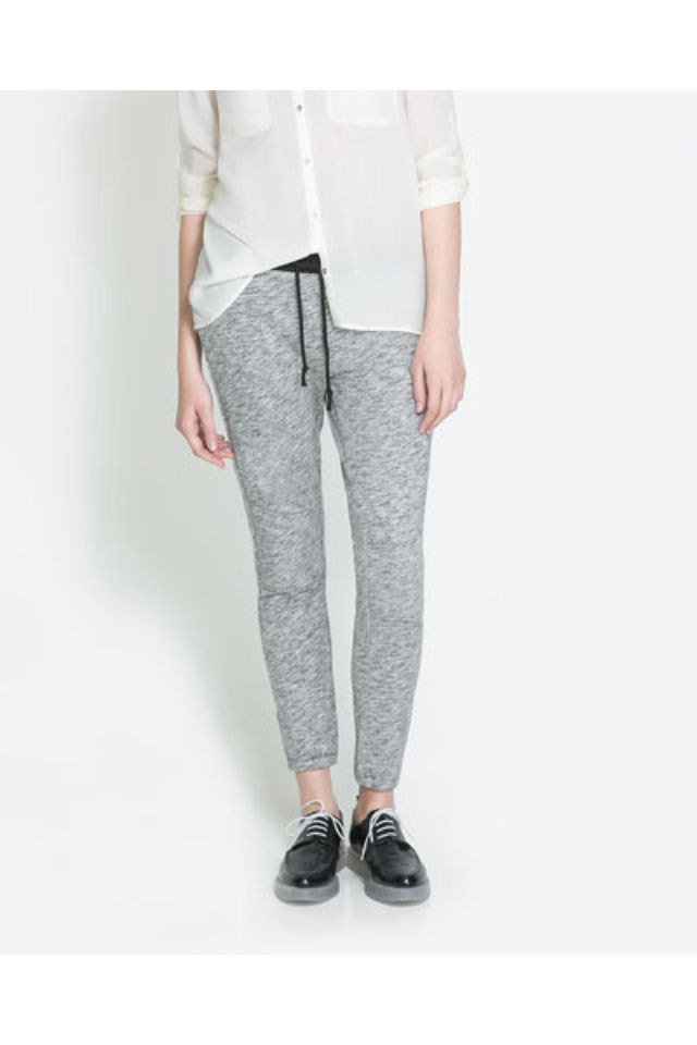 zara linen joggers