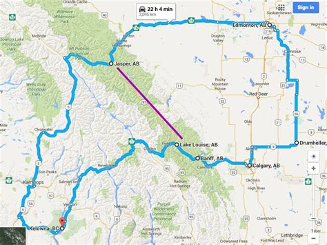 jasper calgary drumheller banff