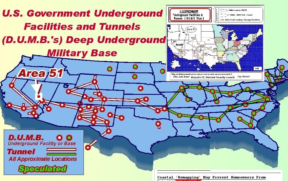 The Hidden!: DEEP UNDERGROUND MILITARY BASES IN AMERICA