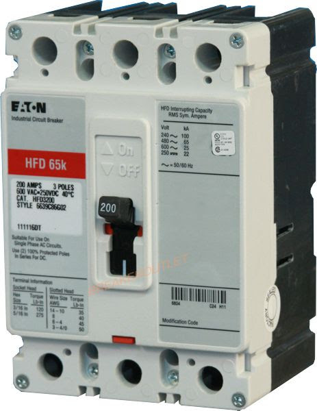 Eaton Cutler Hammer HFD3225 Circuit Breaker