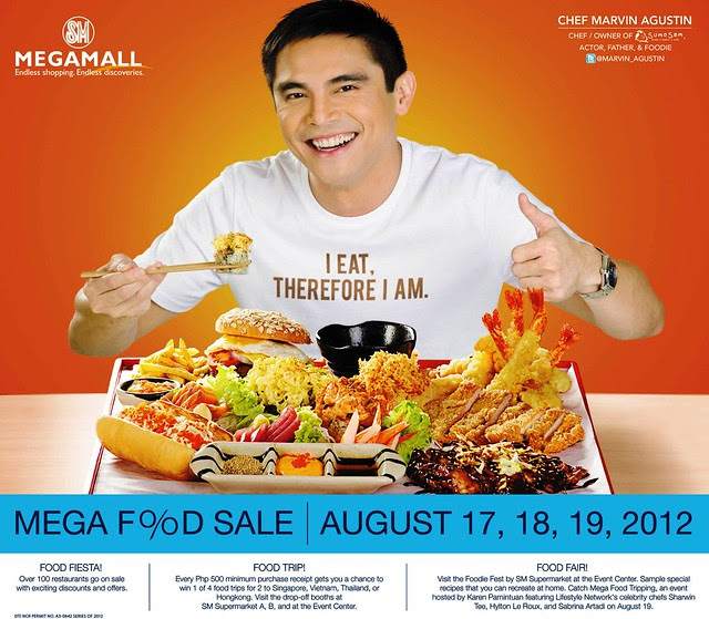 MARVIN AGUSTIN FOR MEGA FOOD SALE