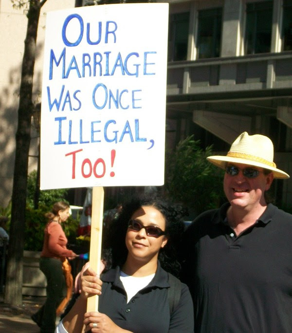 Our marriage was illegal once, too.  #NEM on Twitpic