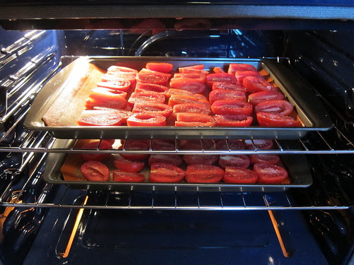 Tomatoes Oven Drying