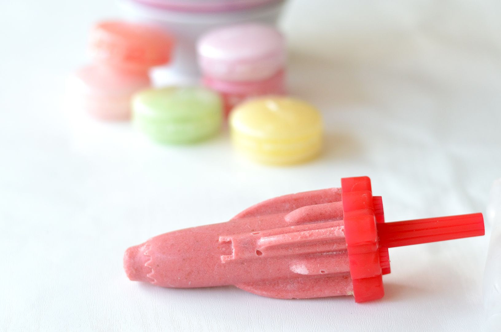 Strawberry Coconut Iced Lollies