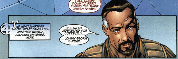 Reed's Doctor Strange disguise is fooling no one.' Death of the FF