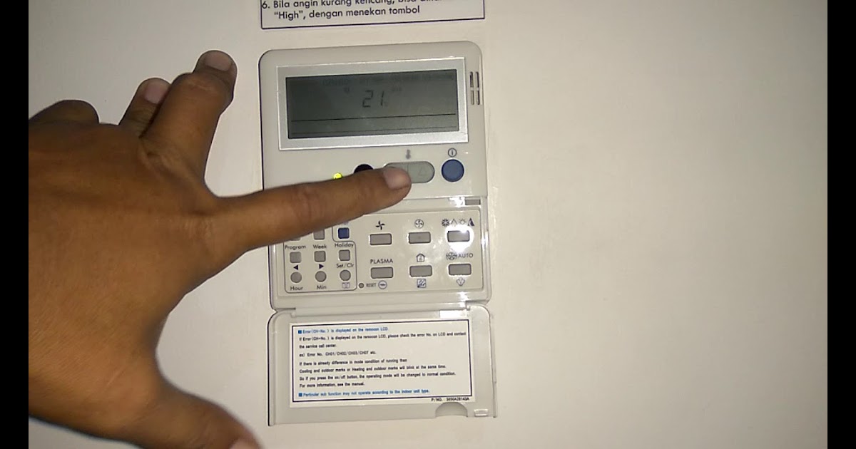 Cara Buka Kunci Remote Ac Sharp