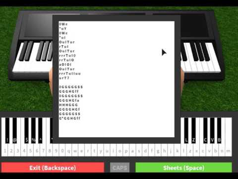 Faded Piano Notes Roblox