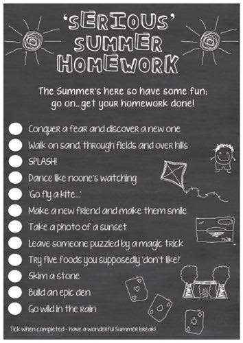 Why Students Should Not Have Summer Homework - VBATED
