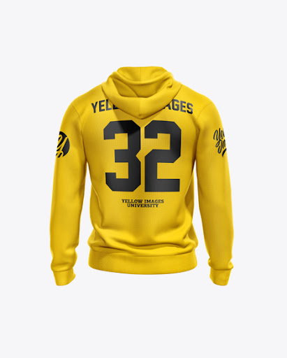 Download Mens Full-Zip Hoodie Back View Jersey Mockup PSD File 110 ...