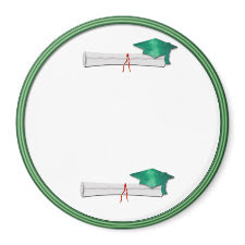 Add Your Own Text Green Graduation Magnet magnet