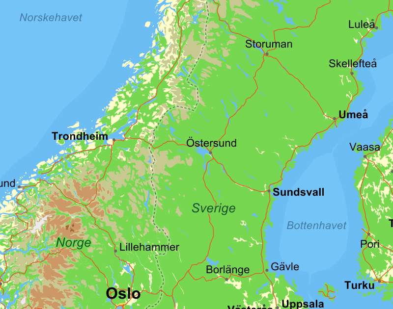Södra Sverige Karta | Karta