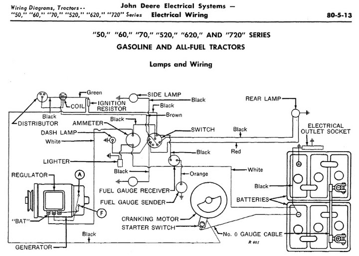 John Deere Alternator Wiring Diagram Wiring Diagram Source