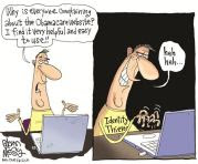 Obamacare Identity Theft Cartoon