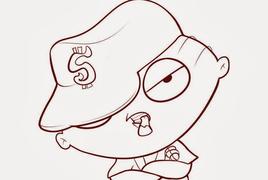 Gangster Drawings Easy Graffiti - Draw-humdinger