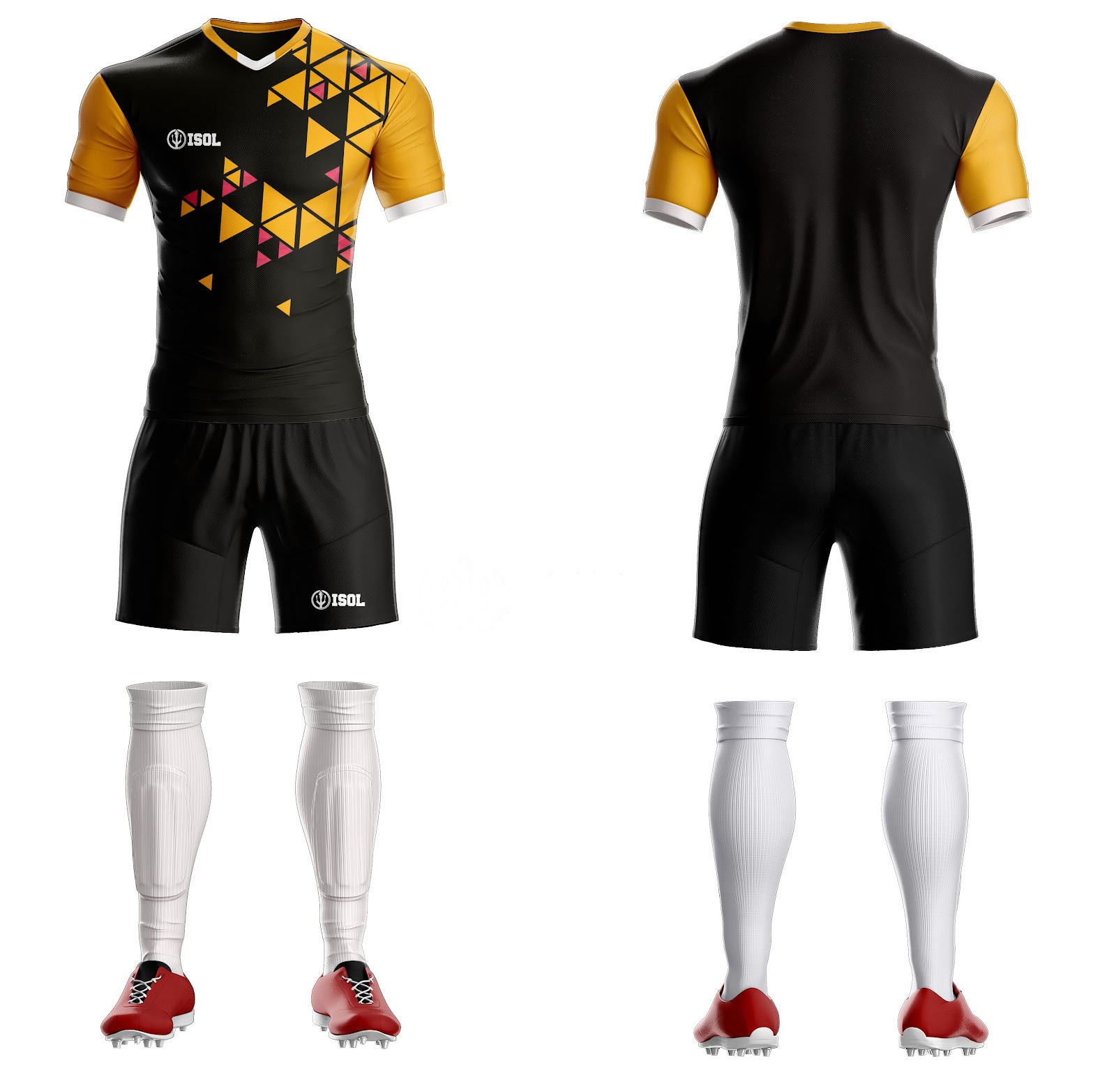 9269 Free Download Mockup Jersey Futsal Psd  Yellow Images 