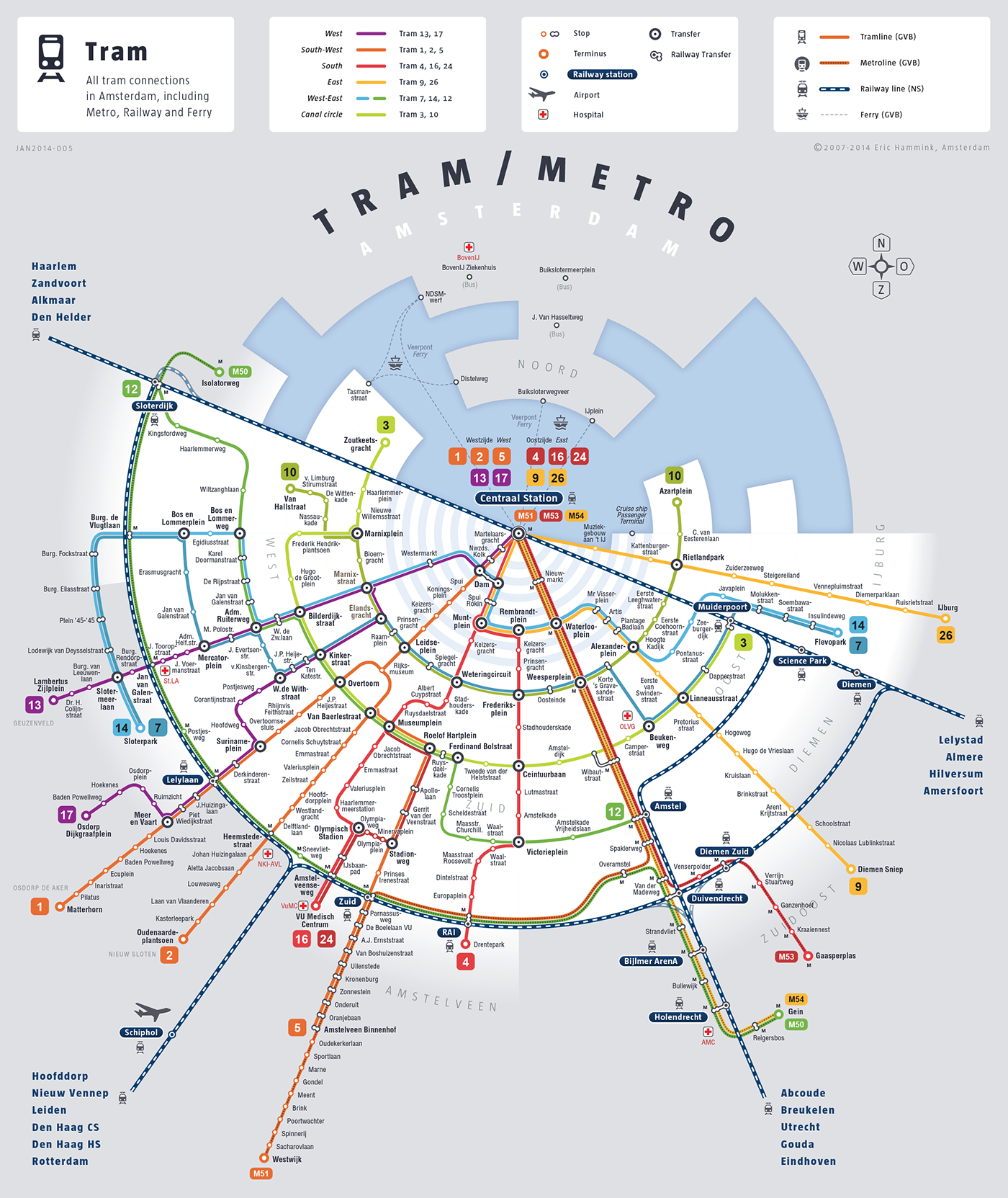Amsterdam Train Map | Gadgets 2018