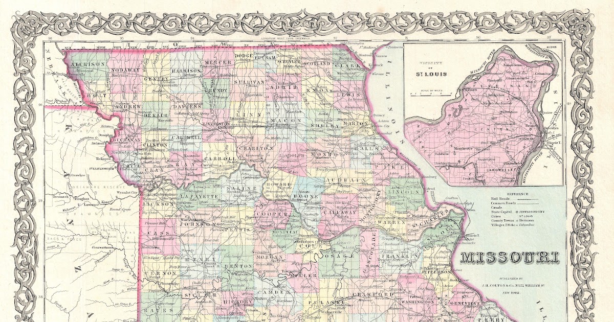 Indian Tribes Of Missouri Map