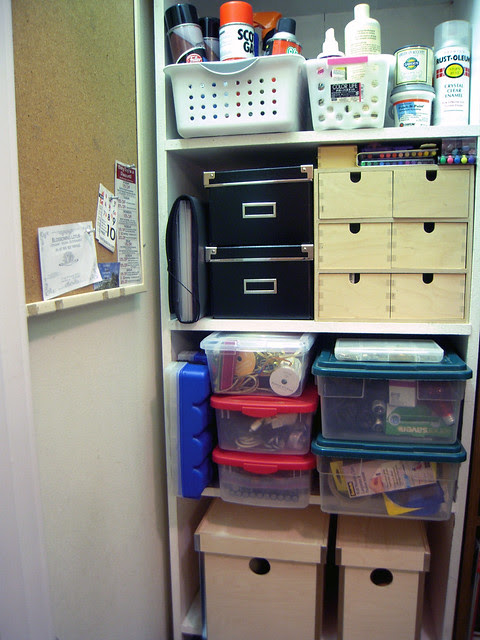 Utility Closet Shelves