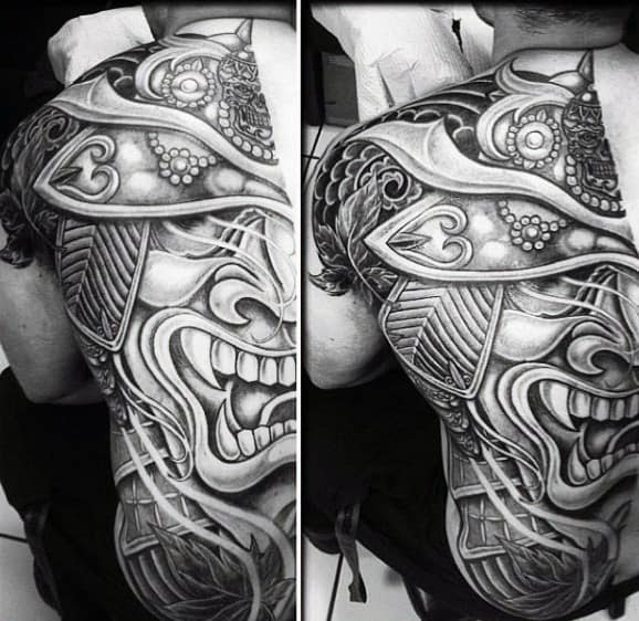 28+ Desain Tato Topeng Jepang