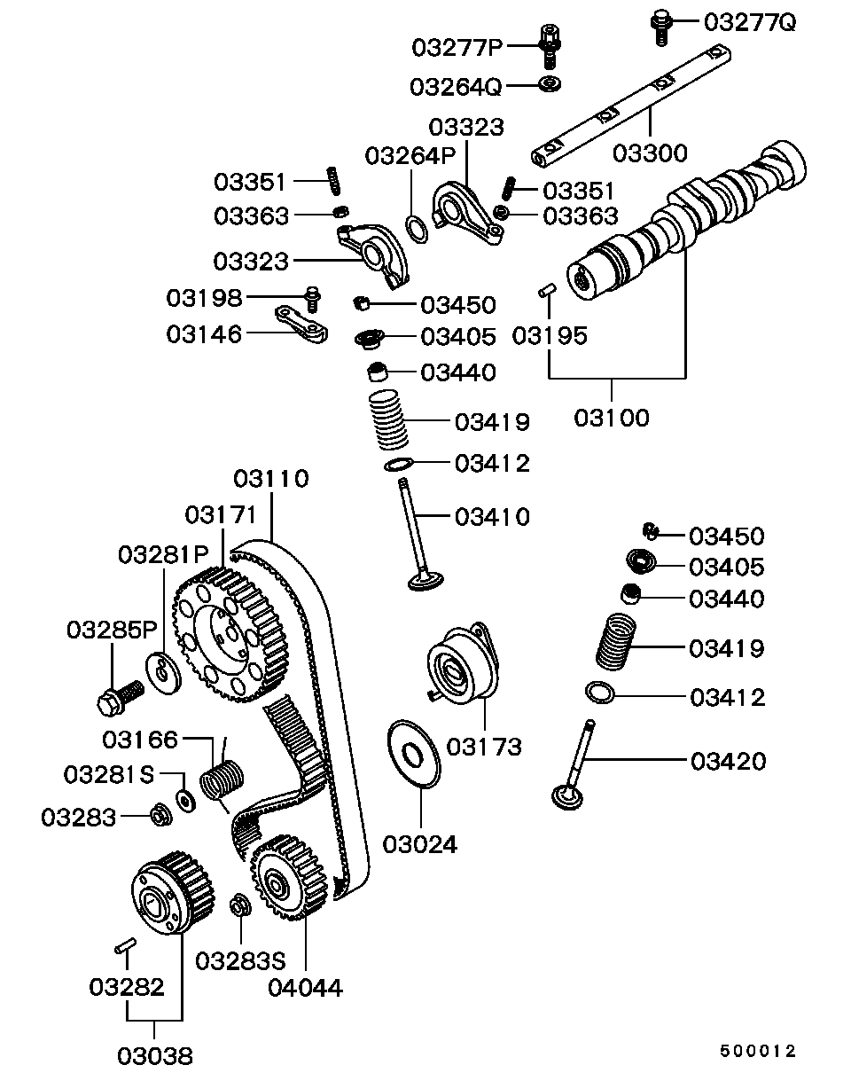 Japanese Mitsubishi Engine Diagram