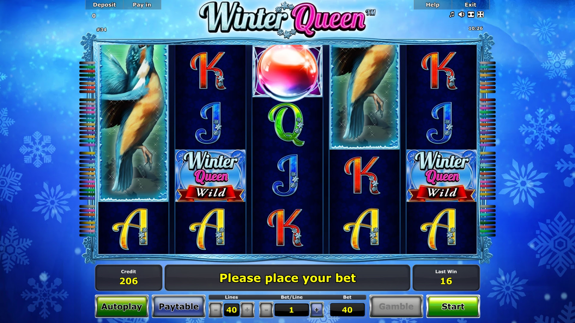Winter Queen Free Online Slots new online casinos australia 2020 no deposit bonus 
