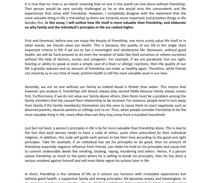 writing a great essay