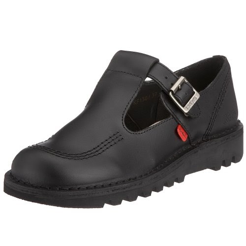 kickers black kick lo aztec mono flat shoes