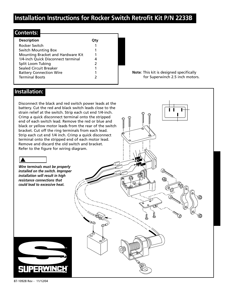 Superwinch Atv 2000 Wiring Diagram Complete Wiring Schemas