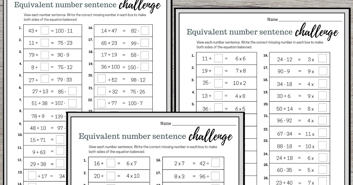 Equivalent Multiplication And Division Number Sentences Leonard Burton s Multiplication Worksheets