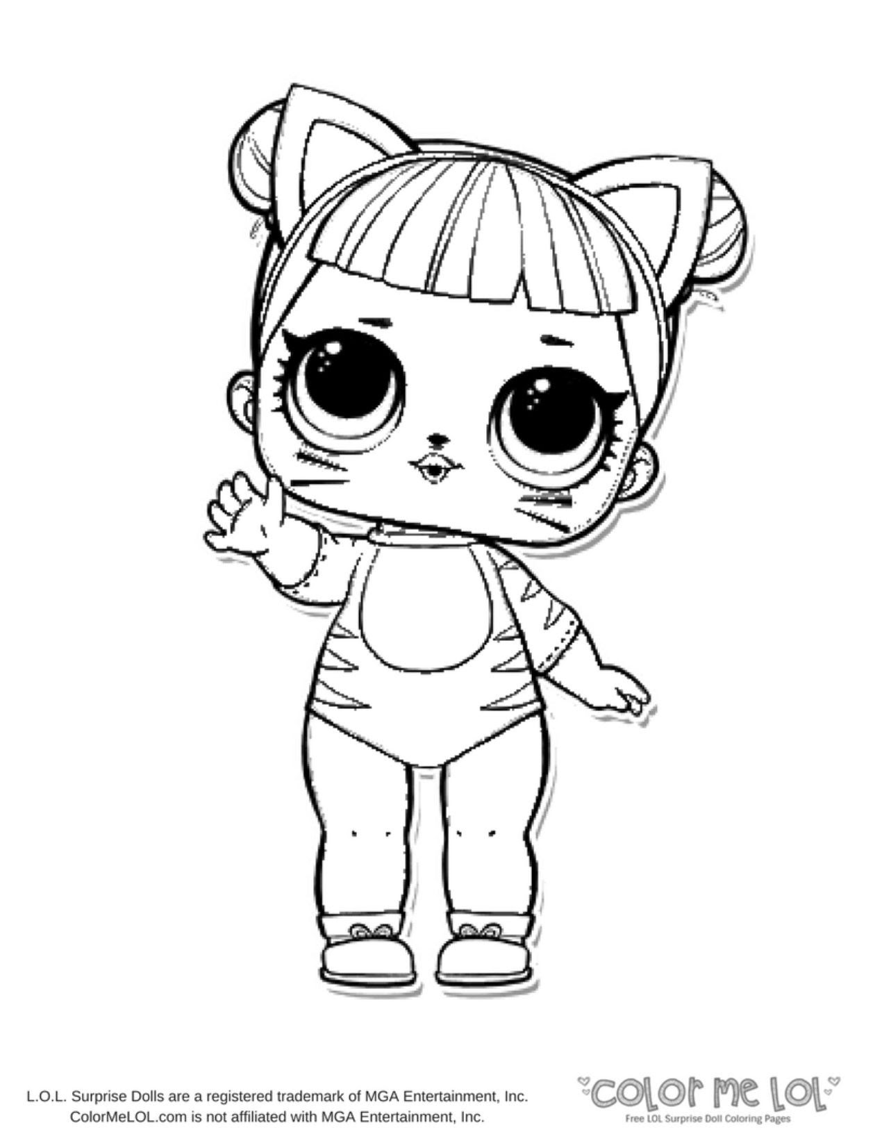 Mewarnai Lol Surprise Doll GAMBAR MEWARNAI HD