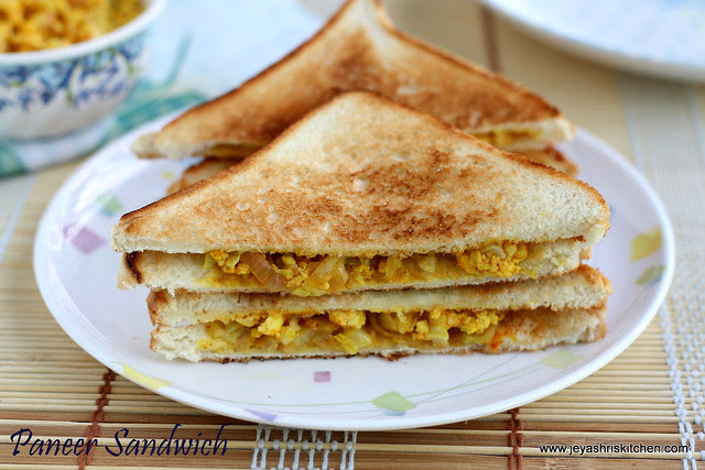 Paneer sandwich Paneer Sandwich