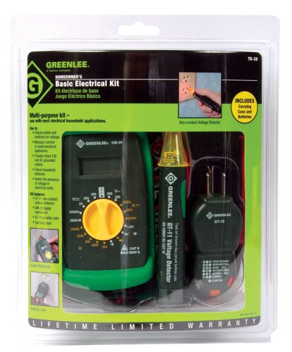 Moisture Meters: Greenlee TK-30 Basic Electrical Kit