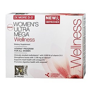 GNC Women's Ultra Mega Wellness Vitapak 30 Packs - vitamins for energy ...