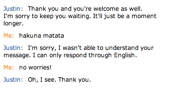 Turing test with Amazon customer service