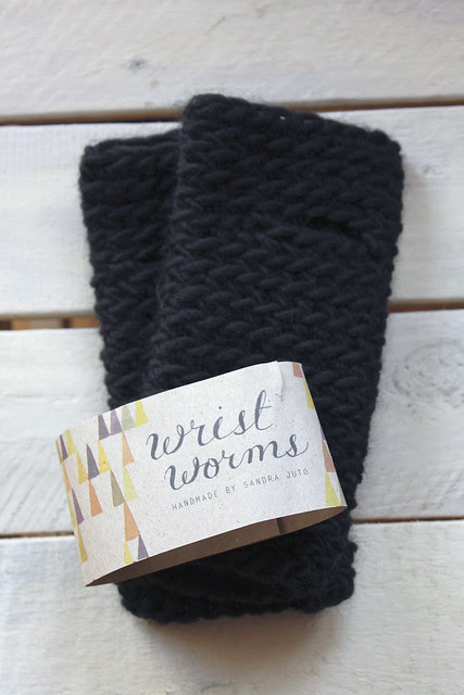 my Wrist Worms made by Sandra Juto