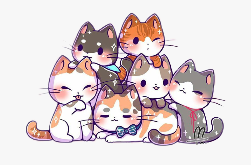 Transparent Kawaii Kitten - Share a sticker and browse these related