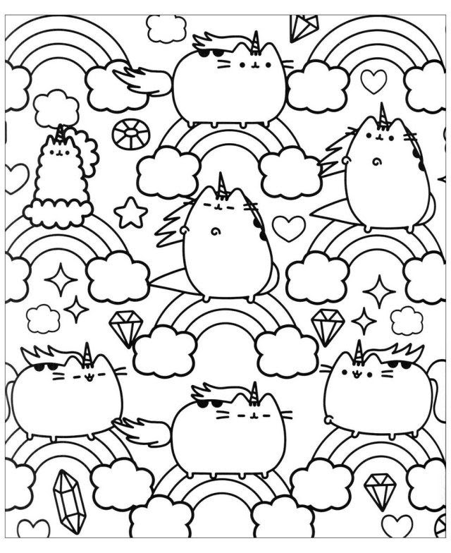 Unicat Coloring Pages