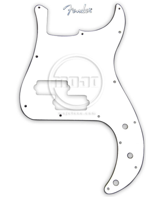 P Bass Pickguard Template Guitar