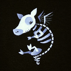 Skelly Pig Closeup
