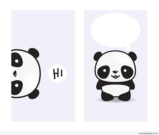  Wallpaper  Gambar Kartun  Panda  Lucu