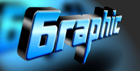 Photoshop 3D Text Image Galery
